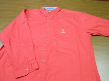 Ralph Lauren CHAPS XL L/S Shirt Red - Free Shipping