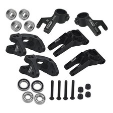 NEW GPM Alum Front C Hubs  Front Steering Block  Rear Hub Black for Arrma