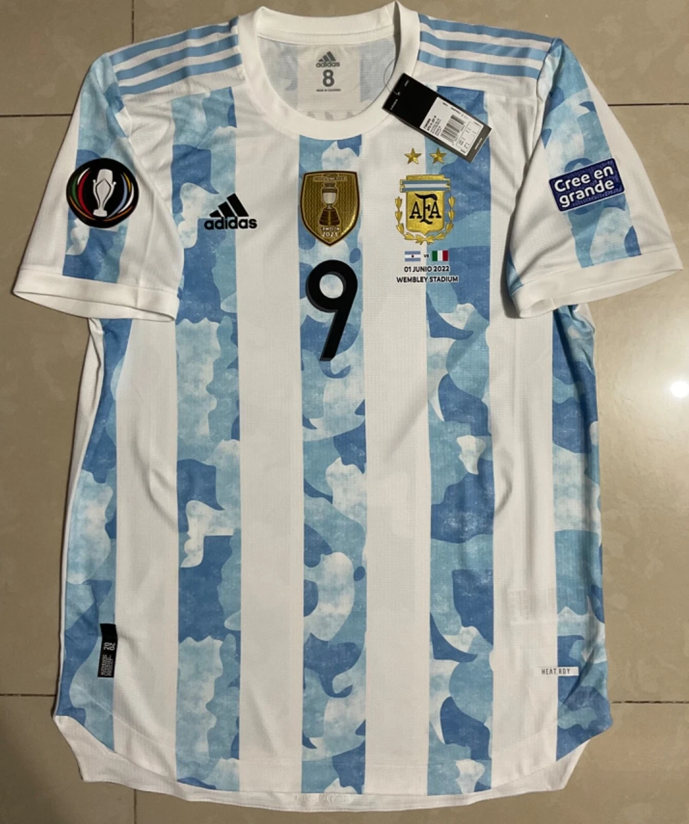 Julian Alvarez ARGENTINA 2021 Player Version Shirt Finalissima