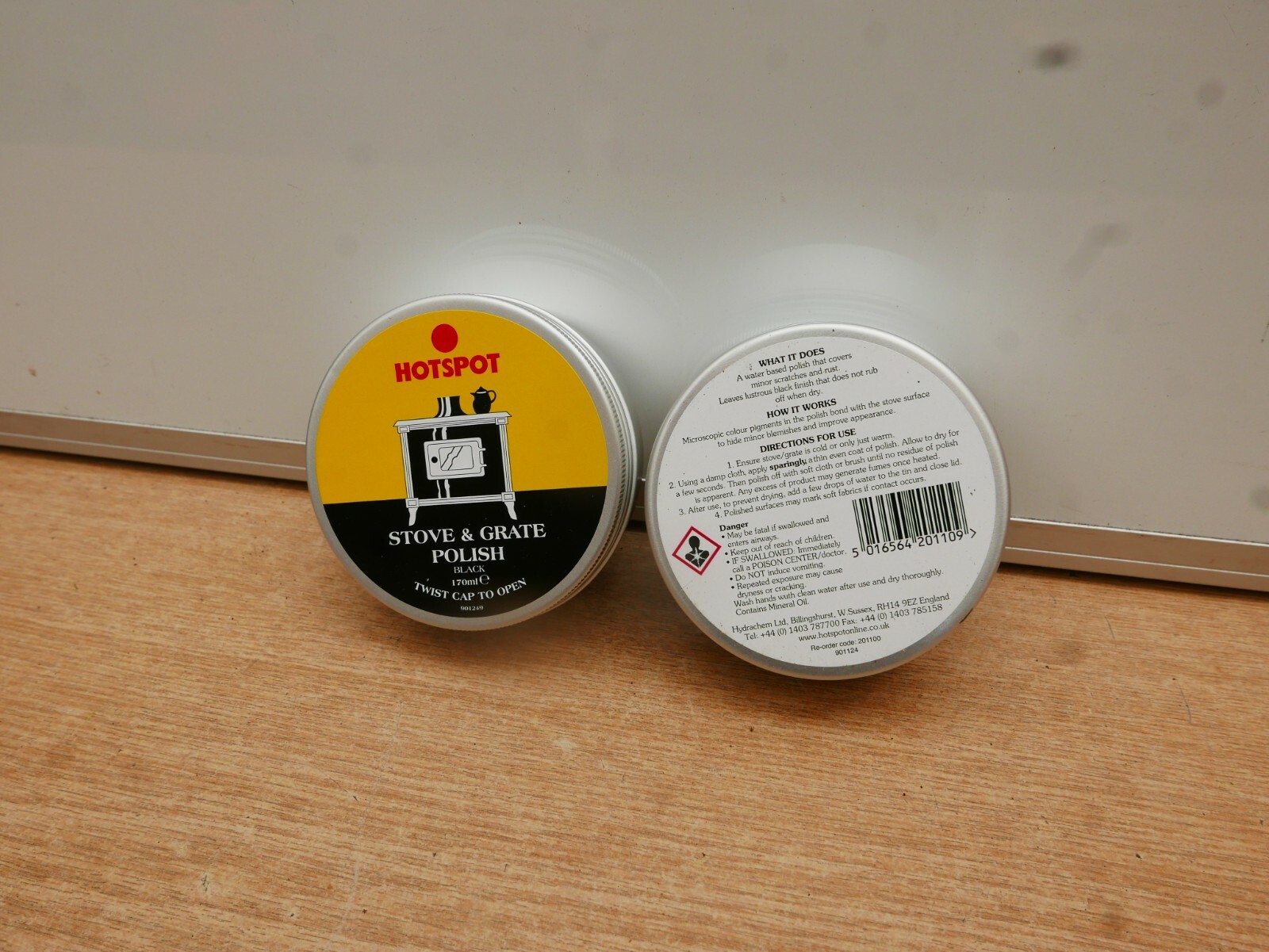 2 X 170G TINS OF HYDRACHEM HOTSPOT BLACK FIRE GRATE STOVE POLISH eBay