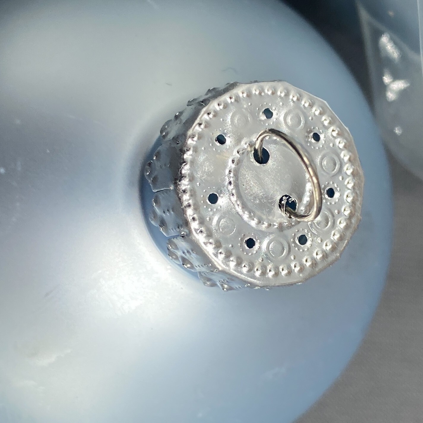 Jaclyn Smith Kmart Glass Christmas Ball Ornaments Midnight Clear Gray 18 Pcs 24762647112 eBay