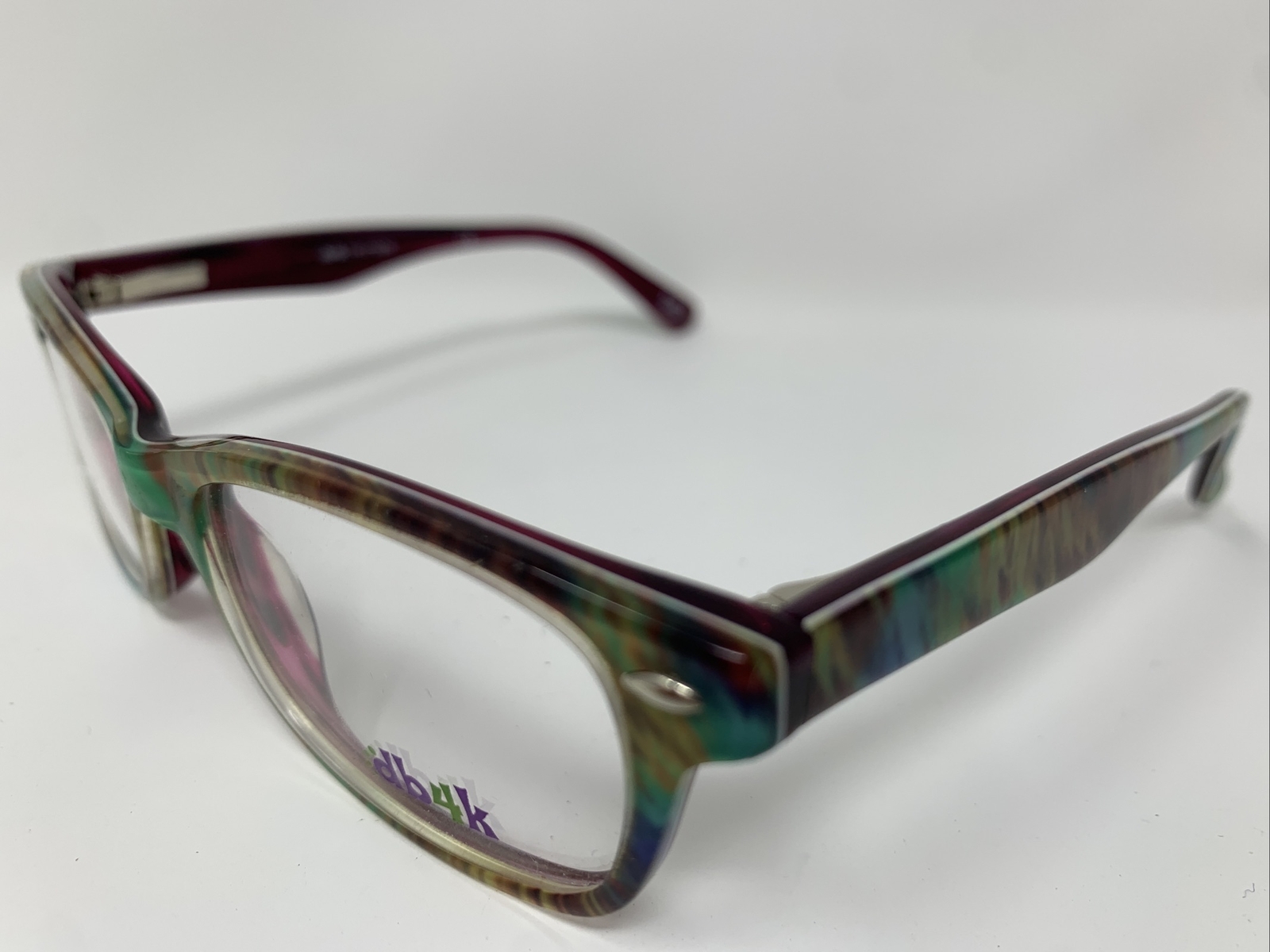 DB4K Eyeglasses Frames Retro C3 4416120 Kids Multi Color Full Rim