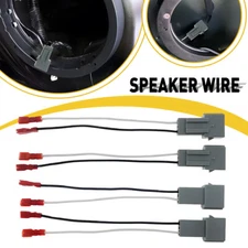 Car 4PCS 72-5512 Stereo Speaker Harness Connector Adapter For Ford Mustang 94-04