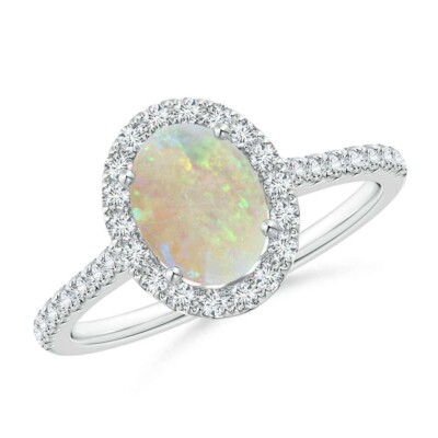 Natural Ethiopian Opal Gemstone 925 Sterling Silver Stackable Ring For Women