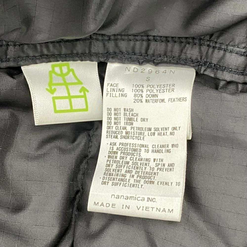 THE NORTH FACE PURPLE LABEL RIPSTOP SIERRA PARKA MEN BLACK POLYESTER SIZE S USED image 9