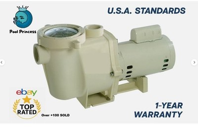 011515 WhisperFlo High Performance 2HP Pool Pump replacement PC&G-Nidec