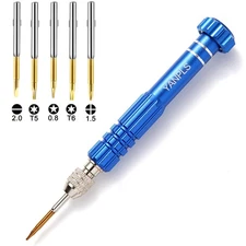 Small Screwdriver Watch Glasses Mini Set, Micro Precision Tiny Screwdriver Se...