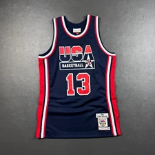 100% Authentic Chris Mullin Mitchell & Ness 1992 USA Dream Team Jersey 40 M