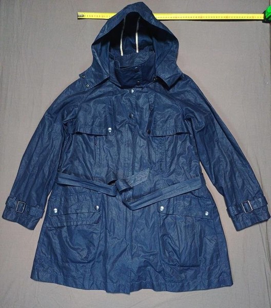 Women Next Trench Coat Grey Polyester 40 / L / 48