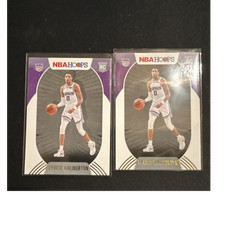 Panini 2020-21 NBA Hoops Winter Tyrese Haliburton Rookie Card Lot (2) Kings