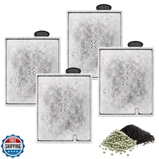 4 Pack Large Filter Cartridges Compatible with Aqueon QuietFlow Filter LED PR