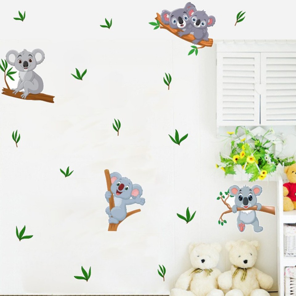 Vinyl Wall Sticker Decor Tropical Palm Leaves Wall Stickers Kids