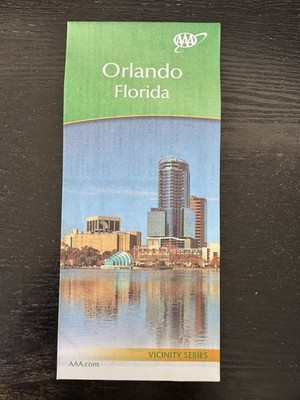 AAA Road Map-The Map of Orlando , Florida  -Vicinity Series-2016