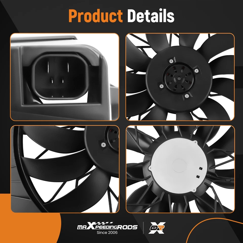 Radiator Cooling Fan for Mercedes-Benz GL320/GL350/GL500/ML550 07-12 1645000093 - Image 3 of 4