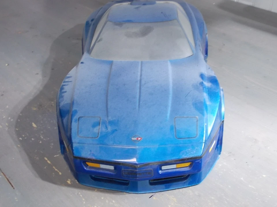 RM-17 ZR-1 Corvette Body (Blue) - Kyosho Ultima 2 Scale Car series / Rampage ZR1 - Image 2 of 4