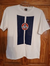 CARROLL SHELBY RACING TEAM MUSTANG G.T. 350 COBRA STRIPES T-SHIRT L LARGE SIZE