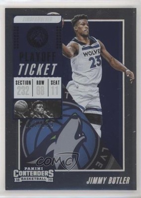 2018-19 Panini Contenders Playoff Ticket /199 Jimmy Butler #41 n0c