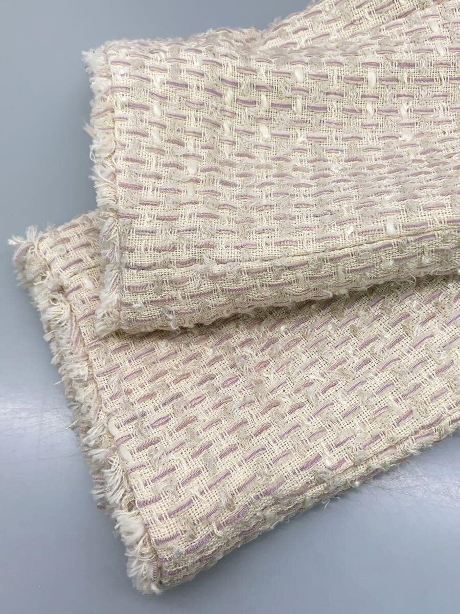 Giacca TOMORROWLAND altra etichettata 2022SS filato misto tweed senza colletto 36 IVO usata