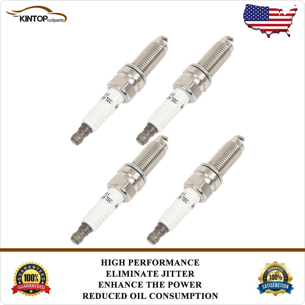 4x Double Iridium Spark Plugs For Mitsubishi Outlander 2.4L 2017 2018 2019