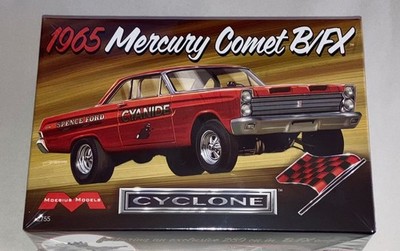 Moebius 1965 Mercury Comet Cyclone B/FX Drag Car 1:25 scale model car kit 2755