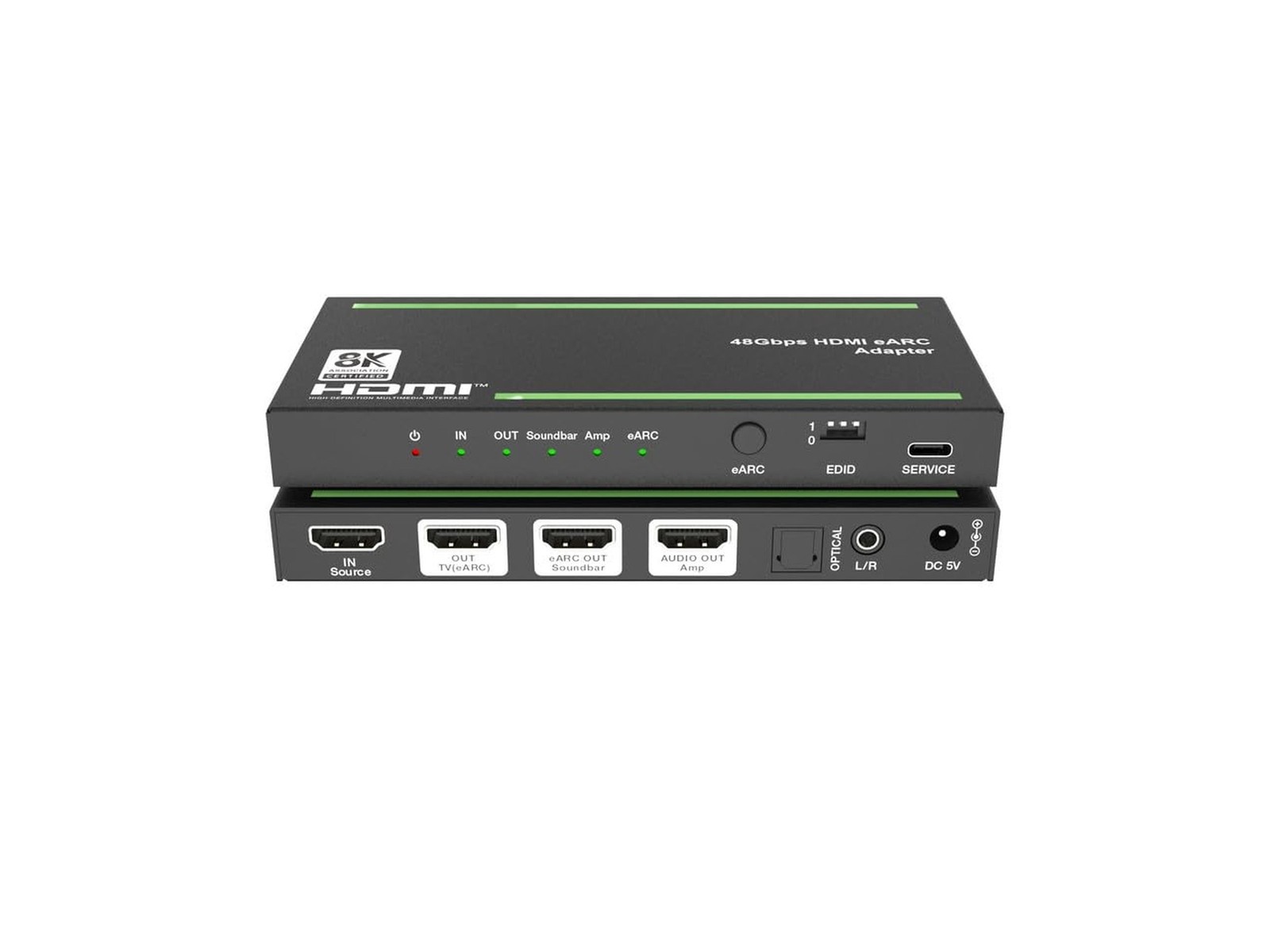 8K@60HDMI2.1/eARCAudioExtractor/Adapter,OutAudiotoSoundbar/Amplifiers...