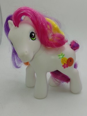 My Little Pony Paradise Island  2006 White Pineapple Coconut Flower