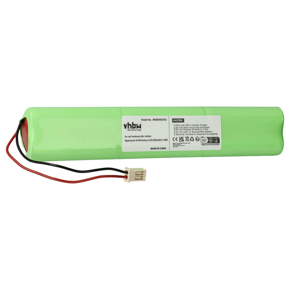 Ladegerät + Akku für Velux 946933 946930 GP210AFHT 846933 2000mAh - Bild 3 von 4
