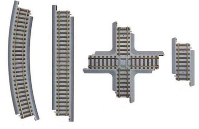 Walthers Trainline 931-1362 HO Power-Loc Figuren-8 Weichen-Erweiterungs-Set 1362