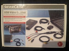 Silvercrest USB Video Grabber Eksport analogów i audio do kamery komputerowej itp.