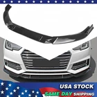 For 2017-2019 Audi A4 S4 S-Line Painted Black Front Bumper Splitter Spoiler Lip