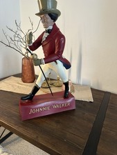 RAR Gro&szlig;e Johnnie Walker Werbefigur Vintage ca. 80cm Bar Pub