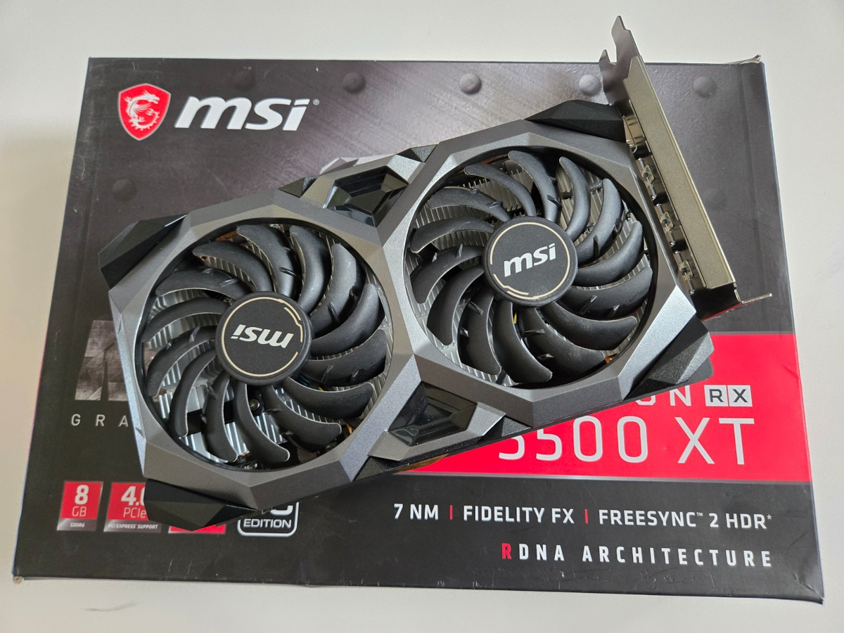 MSI AMD Radeon RX 5500 XT 8gb DDR6 MECH Freesync PCI Express 4.0