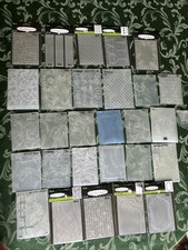Lot of 31 EMBOSSING FOLDERS Darice Cuttlebug Sizzix  More NO DUPLICATES