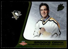2002-03 PACIFIC QUEST FOR THE CUP GOLD Brooks Orpik /325 Pittsburgh Penguins