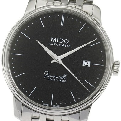 MIDO M027.407.11.050.00 Baroncelli Date Men's Watch From Japan G0321