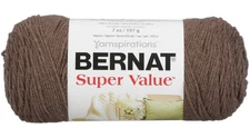 Spinrite 164053-53015 Super Value Solid Yarn-Taupe Heather
