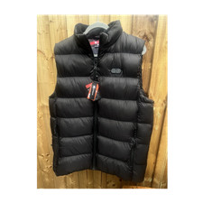 Dr.Prepare Heated Sauna Gilet Jacket Black L/XL Men's 100% Nylon Zip Pockets
