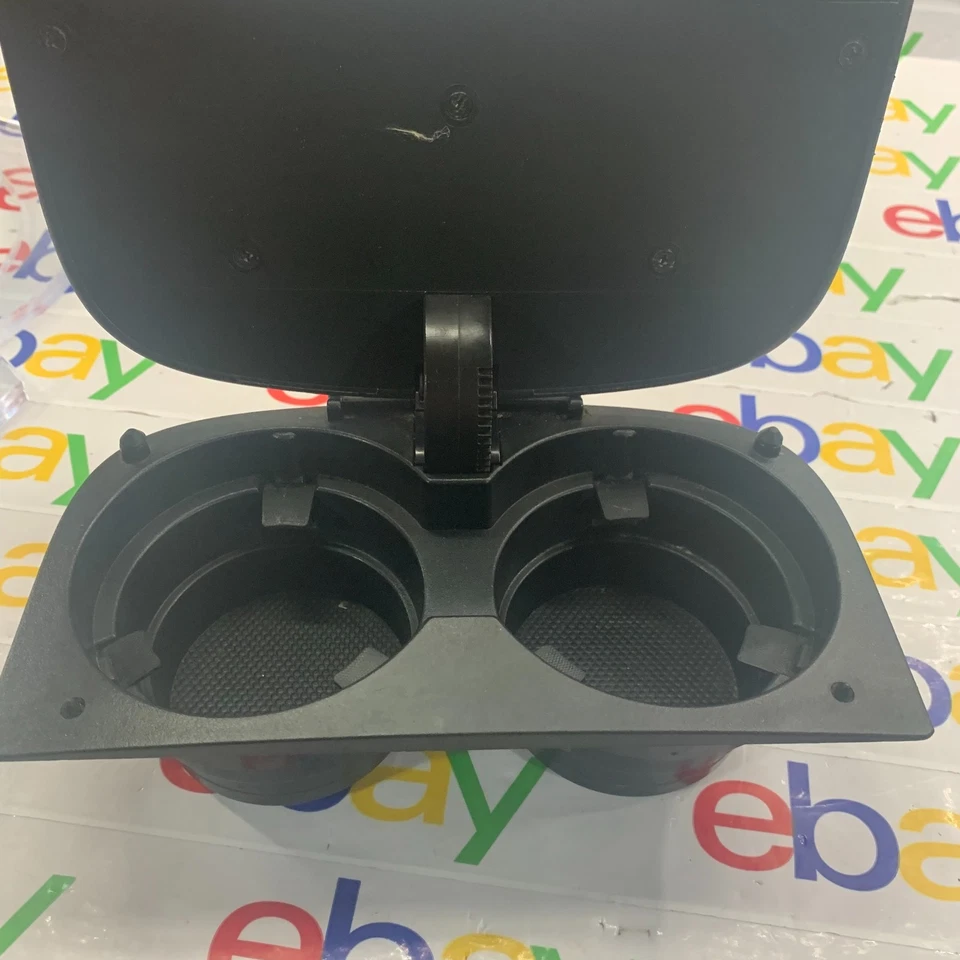 Portavasos Acura MDX 2001-2006 consola central de grano de madera marrón OEM 02 03 04 05 Foto 3 de 4