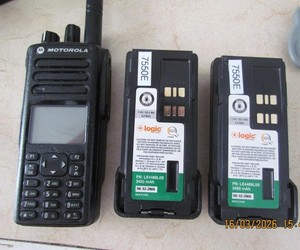 Motorola XPR 7550e Two-Way Radio AAH56RDN9WA1AN w/ 2 Battery & Antn No Charger