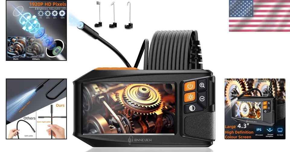 Versatile Snake Camera for Automotive and Sewer Inspections - Image 2 of 4