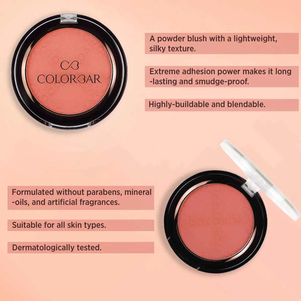 Colorbar Cheekillusion Rouge, Rosey Pfirsich Für Make-Up 4g - Bild 4 von 4
