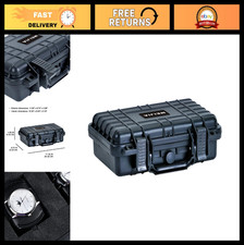 Portable Waterproof Hard Case for Camera & Drones, Custom Foam, 11.65"x8.35"