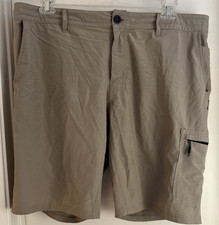 O'neill Men s Hybrid board shorts Size 38 Tan Beige 8 POCKETS