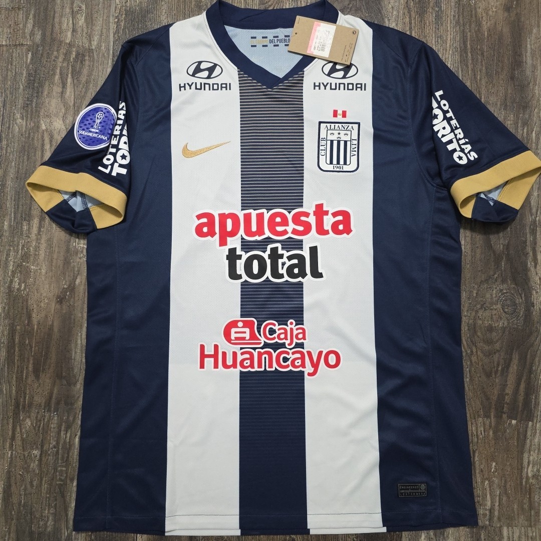 2025 Nike Alianza Lima Home Soccer Jersey Hernan Barcos Men L Peru