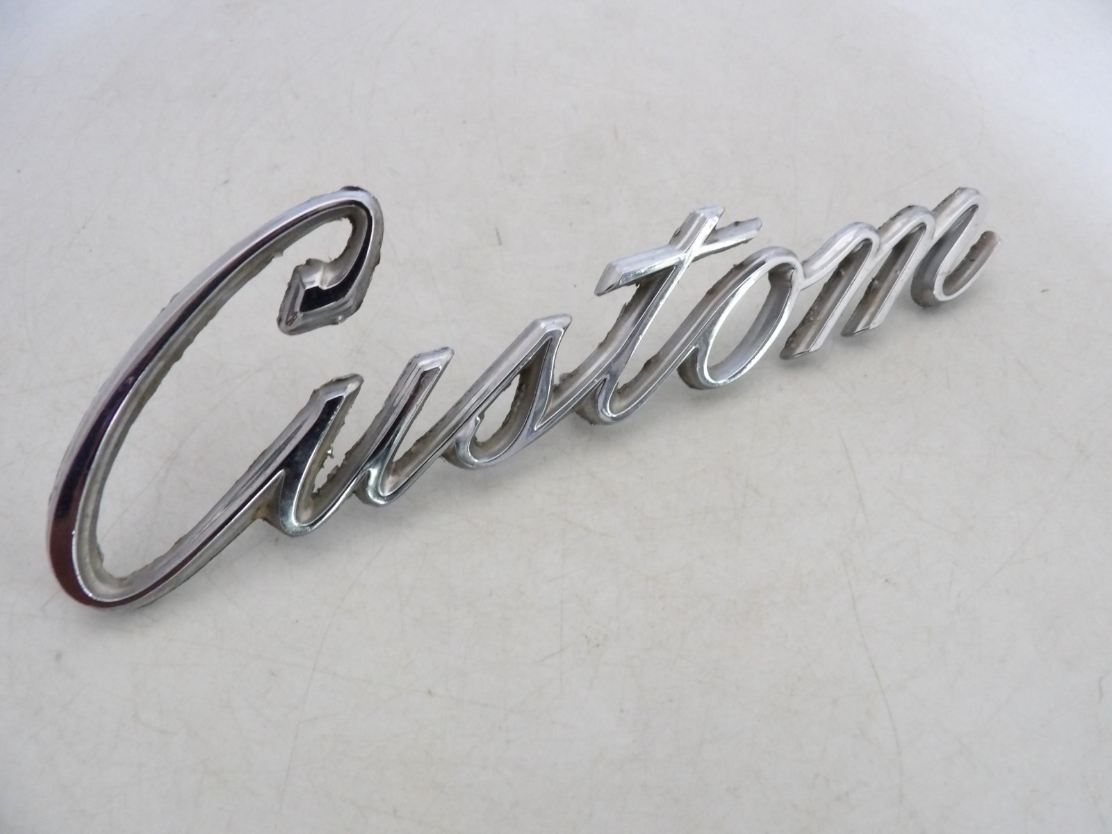 Vintage 1968 1969 1970 1971-1972 Ford Truck Custom Emblem Bed Side Badge FoMoCo