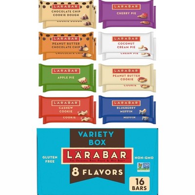 Larabar Variety Pack, Gluten Free Vegan Fruit & Nut 16 Count (Pack of 1) 