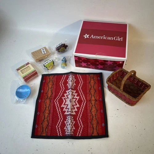 American Girl Doll Saige's Picnic Set Retired GOTY Saige with box unused