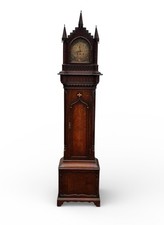 Impressive Gothic Fusee Bracket Clock On Pedestal.