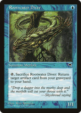 Rootwater Diver #81 (MP) Tempest TMP Magic MTG
