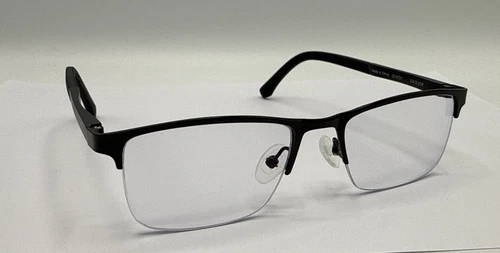 Zenni Black Rectangular Eyeglasses 3210721 52-18-140 NEW! FRAMES ONLY